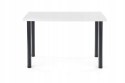 HALMAR stół MODEX 2 120 blat - biały, nogi- czarny