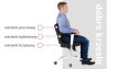 Entelo Perto Poler Antara 05 - Zdrowotne KRZESŁO dla kręgosłupa, ortopedyczne - fotel obrotowy do biurka dla dzieci
