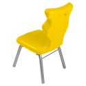Ergonomiczne krzesło szkolne Classic rozmiar 1 żółty - dobre krzesło stacjonarne do biurka, ławki, szkoły, sali konferencyjnej dla dzieci i dla dorosłych 