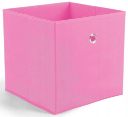 Halmar WINNY szuflada różowy składany pojemnik, kosz, na zabawki, dokumenty, bieliznę, czapki, szaliki