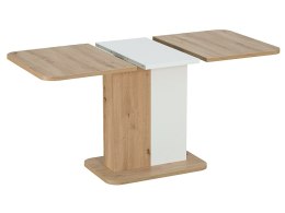 SIGNAL STÓŁ ROZKŁADANY PROSTOKĄTNY NEXT PŁYTA LAMINOWANA DĄB ARTISAN / BIAŁY MAT 110(145)X68