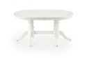 Halmar stół rozkładany JOSEPH owalny 150-190x90 biały blat MDF lakierowany nogi drewno lite