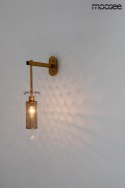 Moosee MOOSEE Kinkiet lampa ścienna LAMPION złota stal klosz szkło transparentny E14