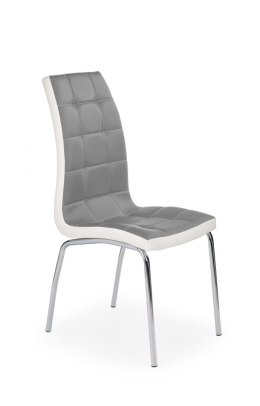 Halmar K186 krzesło popielato - biały
