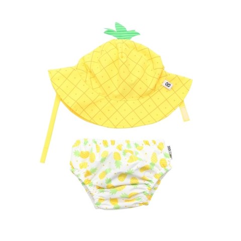 Zoocchini Zoocchini Pieluszka Kąpielowa z Czapką Ananas L