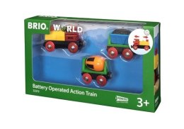 BRIO BRIO World Pociąg na Baterie z Betoniarką