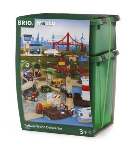 BRIO BRIO World Zestaw Kolejki Drewnianej Delux