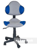 Fun Desk LST3 Blue/Grey - Fotel obrotowy dziecięcy do biurka