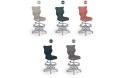 Entelo Petit Szary Monolith 08 rozmiar 3 WK+P ergonomiczne krzesło / fotel do biurka