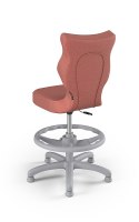 Entelo Petit Szary Monolith 08 rozmiar 4 WK+P ergonomiczne krzesło / fotel do biurka