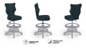Entelo Petit Szary Monolith 24 rozmiar 4 WK+P ergonomiczne krzesło / fotel do biurka