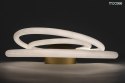 Moosee MOOSEE Kinkiet lampa ścienna LED SERPIENTE złota metal elastyczny wąż biały