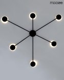 Moosee MOOSEE Plafon Kinkiet lampa ścienna LED SHADOW 6 CLOSE czarna mat metalowa możliwość montażu na suficie