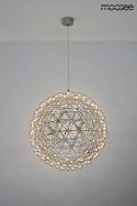 Moosee MOOSEE lampa wisząca LED STELLAR 90 srebrna metal do domu biura hotelu restauracji