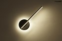 Moosee MOOSEE Kinkiet lampa ścienna LED HORIZON czarna metal aluminium ruchomy klosz
