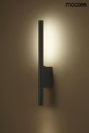 Moosee MOOSEE Kinkiet lampa ścienna LED PERISCOPE czarna metal akryl oświetlenie stałe + ruchomy reflektor