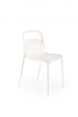 Halmar K490 krzesło plastik biały, można sztaplować