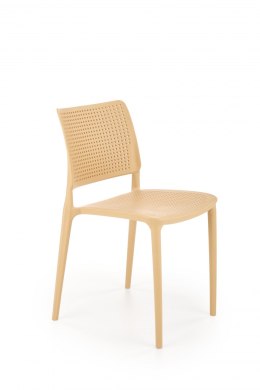 Halmar K514 krzesło pomarańczowy, materiał: polipropylen, możliwość sztaplowania