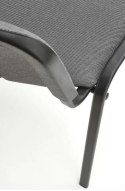 Halmar ISO krzesło konferencyjne popielaty, czarny, OBAN EF031 materiał: stal lakierowana proszkowo / tkanina