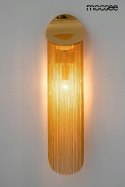 Moosee MOOSEE Kinkiet lampa ścienna LAMBADA złota metalowa E14 klosz wykonany z delikatnych łańcuszków oryginalny i nowoczesny