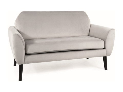 SOFA MENA VELVET J. SZARY BLUVEL 03 / WENGE