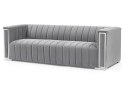 SIGNAL SOFA VOGUE 3 VELVET TAPICERKA TKANINA AKSAMIT SZARY TAP.203/ METAL SREBRNY