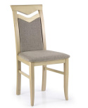 Halmar CITRONE krzesło drewniane dąb sonoma / tkanina tap: INARI 23
