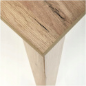 HALMAR stół MAURYCY rozkładany 118-158x75 kolor dąb craft blat płyta laminowana obrzeża ABS nogi MDF laminowany prostokątny