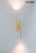 Moosee MOOSEE Kinkiet lampa ścienna LED MACAROON złota stal rozprasza światło w górę i w dół będzie jednocześnie ozdobą