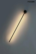 KINKIET LAMPA ŚCIENNA LED OMBRE 80 CZARNA stal KLOSZ akrylowy Moosee MOOSEE do wnętrz nowoczesnych i industrialnych