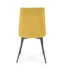 Halmar K493 krzesło musztardowy materiał: tkanina / stal malowana proszkowo