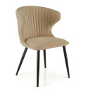 Halmar K496 krzesło ciemny beżowy materiał: tkanina / stal malowana proszkowo