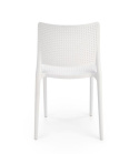 Halmar K514 krzesło biały, materiał: polipropylen, możliwość sztaplowania