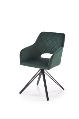 Halmar K535 krzesło ciemny zielony