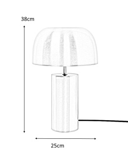 LAMPA STOŁOWA BIURKOWA NOCNA LOUNGY 38 cm ZŁOTA METAL POKRYTY MOSIĄDZEM E14 Kare Design KARE