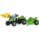 Rolly Toys Rolly Toys 023134 Traktor Rolly Kid X z łyżka i przyczepa Zielony