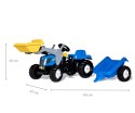 Rolly Toys Rolly Toys 023929 Traktor Rolly Kid New Holland Agriculture z łyżka i przyczepą