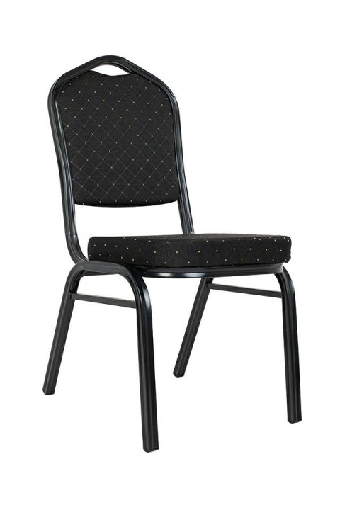 King Home Krzesło bankietowe HERON czarne