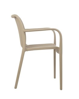 Modesto Design MODESTO krzesło Strips beżowe - polipropylen