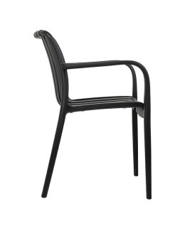 Modesto Design MODESTO krzesło Strips czarne - polipropylen