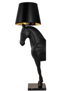 King Home Lampa podłogowa KOŃ HORSE STAND S czarna - włókno szklane