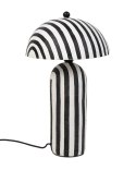 Kare Design KARE lampa stołowa STRISCE 48 cm biało-czarna