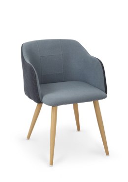 Halmar K288 krzesło granatowe / niebieskie tkanina+stal malowana