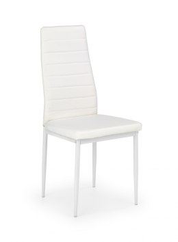 Halmar K70 krzesło biały ekoskóra, stelaż stal malowana proszkowo