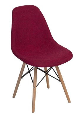 D2.DESIGN Krzesło P016W Duo czerwono szare