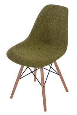 D2.DESIGN Krzesło P016W Duo zielono szare