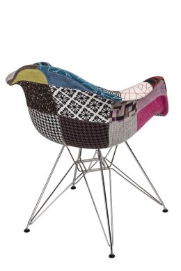 D2.DESIGN Krzesło P018 DAR patchwork kolorowy