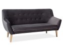 SIGNAL SOFA NORDIC 3 VELVET KOLOR SZARY TAPICERKA BLUVEL 14 / BUK