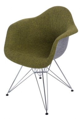 D2.DESIGN Krzesło P018 DAR Duo zielono - szare