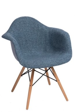 D2.DESIGN Krzesło P018 DAW Duo niebiesko szare